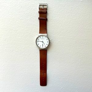 Skagen leather watch